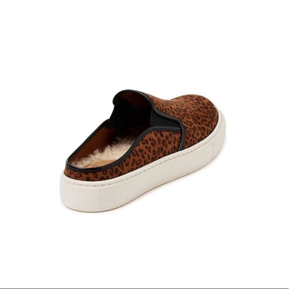 Women’s Leopard Print Casual Twin Gore Mule Slip on Shoes Size 10 - Picture 4 of 8